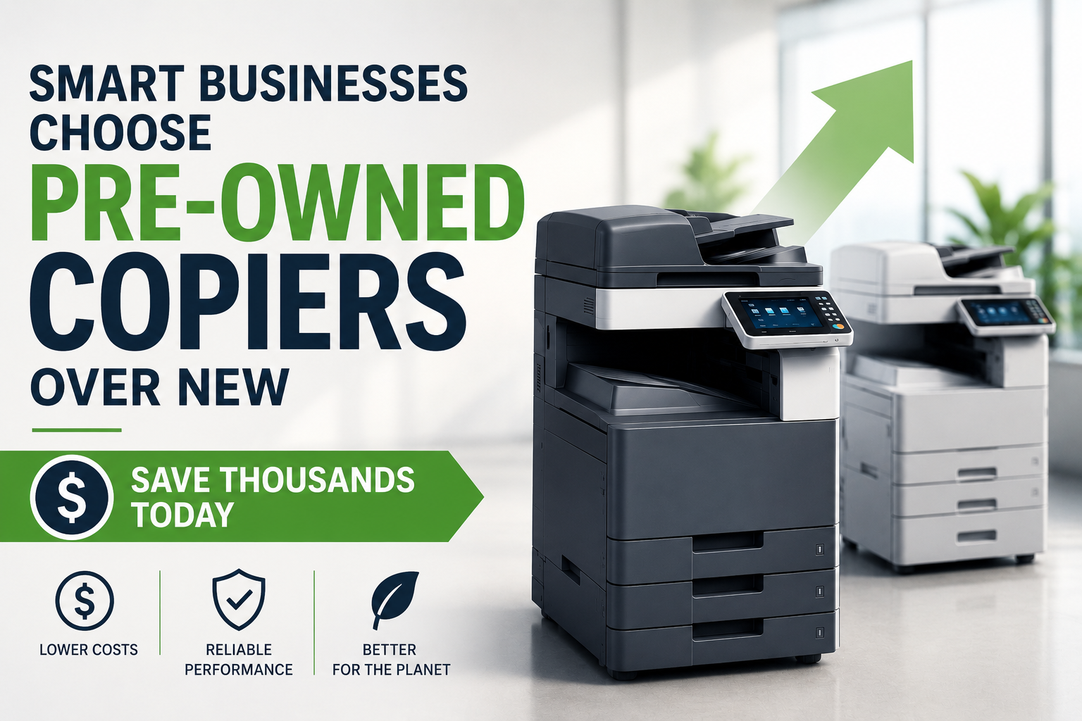 Why Smart Businesses Choose Pre-Owned Copiers Over New—Save Thousands Today