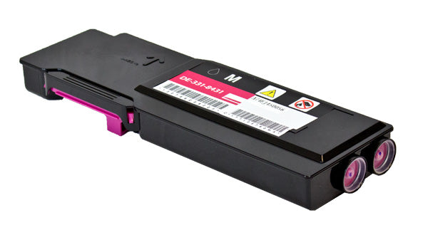 Compatible Magenta Toner Cartridge for Dell C3760DN / C3760N + More 9K Extra High Yield (331-8431 / 2GYKF)
