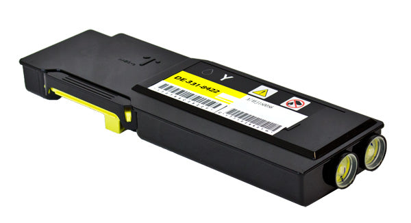 Compatible Yellow Toner Cartridge for Dell C3760DN / C3760N + More 9K Extra High Yield (331-8430 / 331-8422)