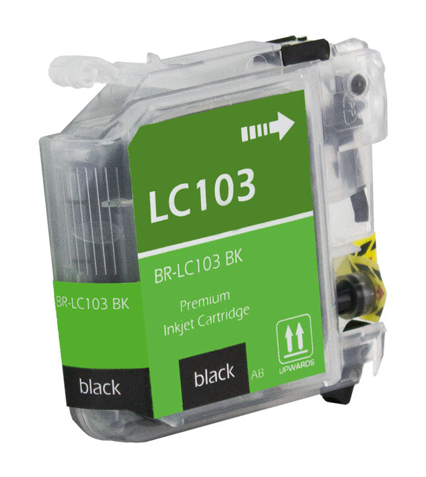 Compatible Black Ink Cartridge for Brother DCP-J152W / MFC-J245 + More (LC103BK)