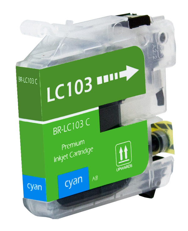 Compatible Cyan Ink Cartridge for Brother DCP-J152W / MFC-J245 + More (LC103C)