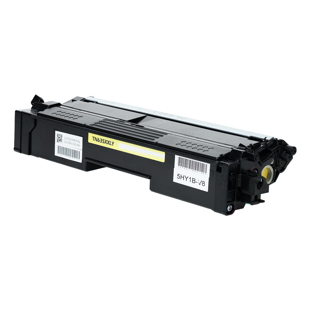 Compatible Yellow Toner Cartridge for Brother HL-L8430CDW / HL-L8430CDWT + More 6.5K Extra High Yield (TN635XXLY)