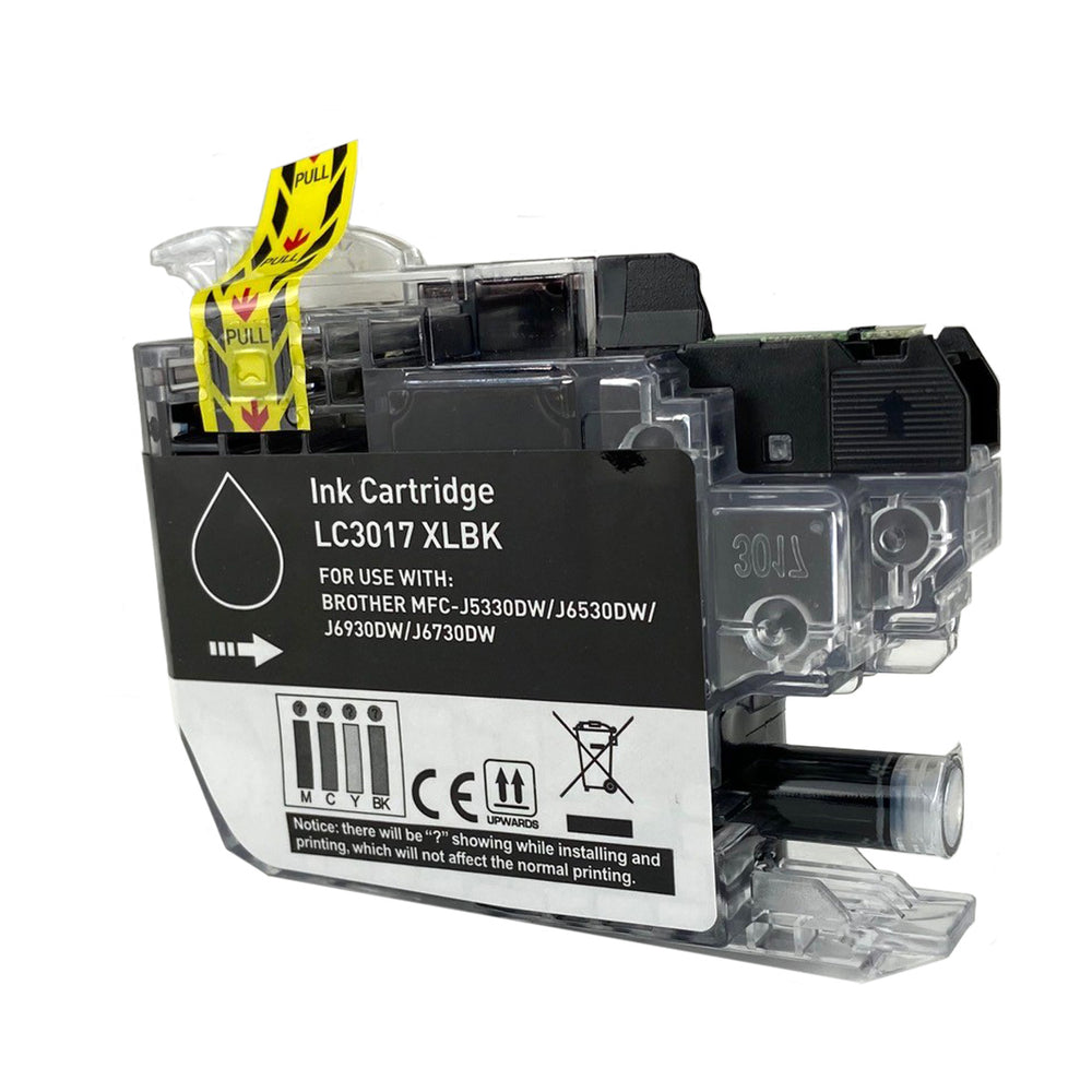 Compatible Black Ink Cartridge for Brother MFC-J5330DW / MFC-J6530DW + More (LC3017BK / LC3017)