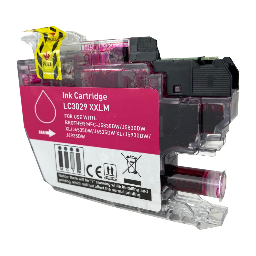 Compatible Magenta Ink Cartridge for Brother MFC-J5830DW / MFC-J5830DW XL + More 1.5K Super High Yield (LC3029M / LC3029)