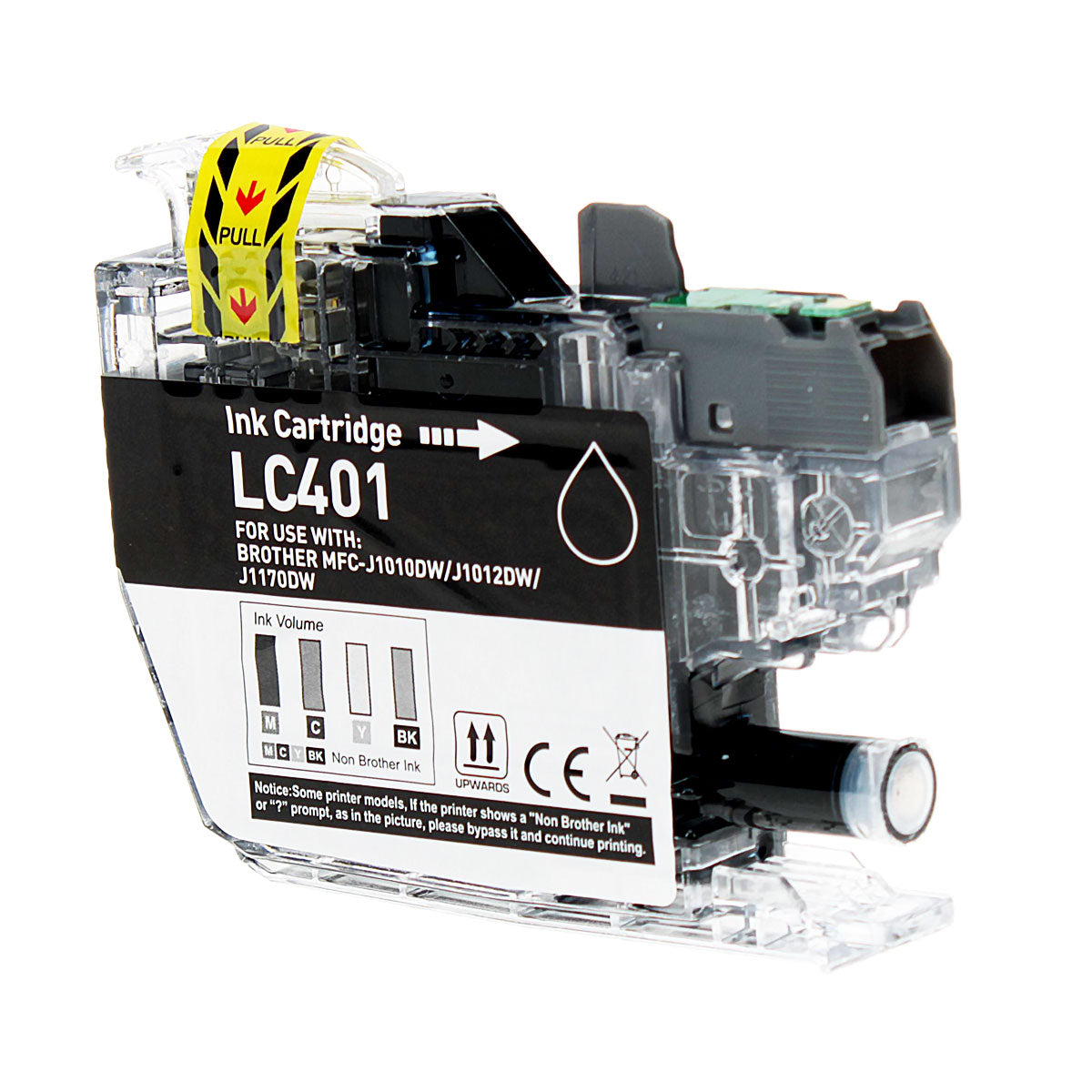 Compatible Black Ink Cartridge for Brother MFC-J1010 / MFC-J1012 + More (LC401BK)