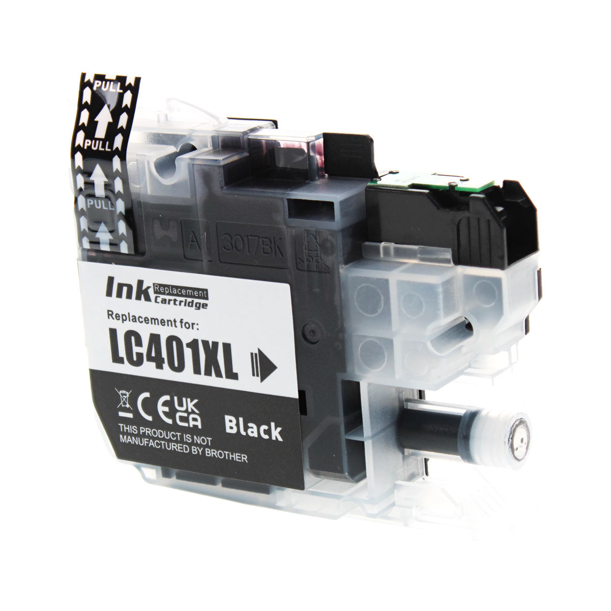 Compatible Black Ink Cartridge for Brother MFC-J1010 / MFC-J1012 + More (LC401XLBK)