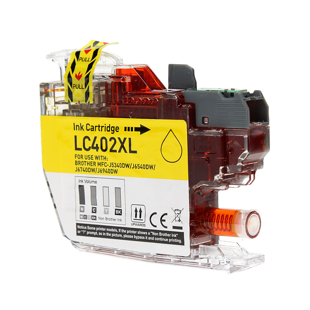 Compatible Yellow Ink Cartridge for Brother MFC-J5340 / MFC-J6540 + More (LC402XLY)