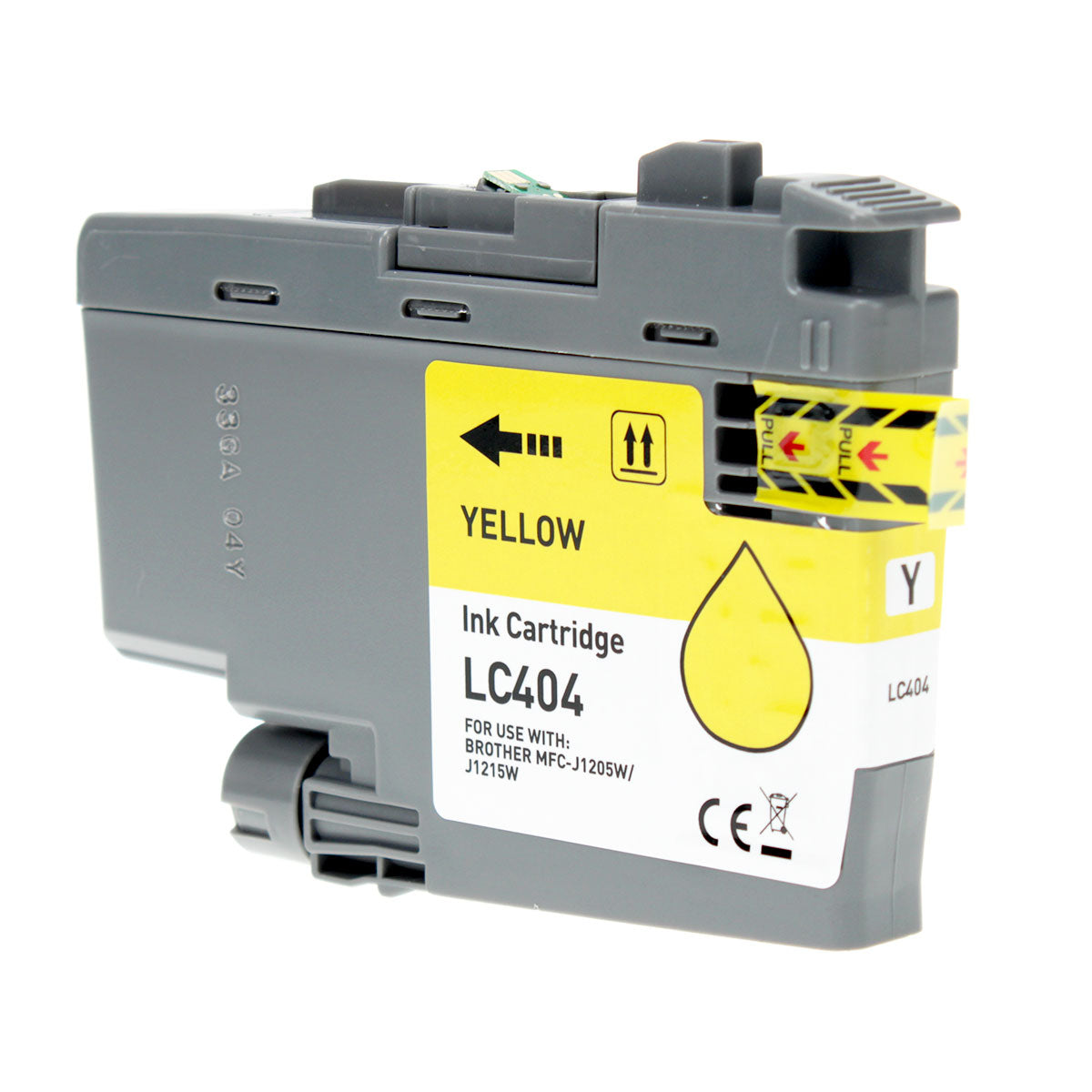 Compatible Yellow Ink Cartridge for Brother MFC-J1205 / MFC-J1215 (LC404Y)