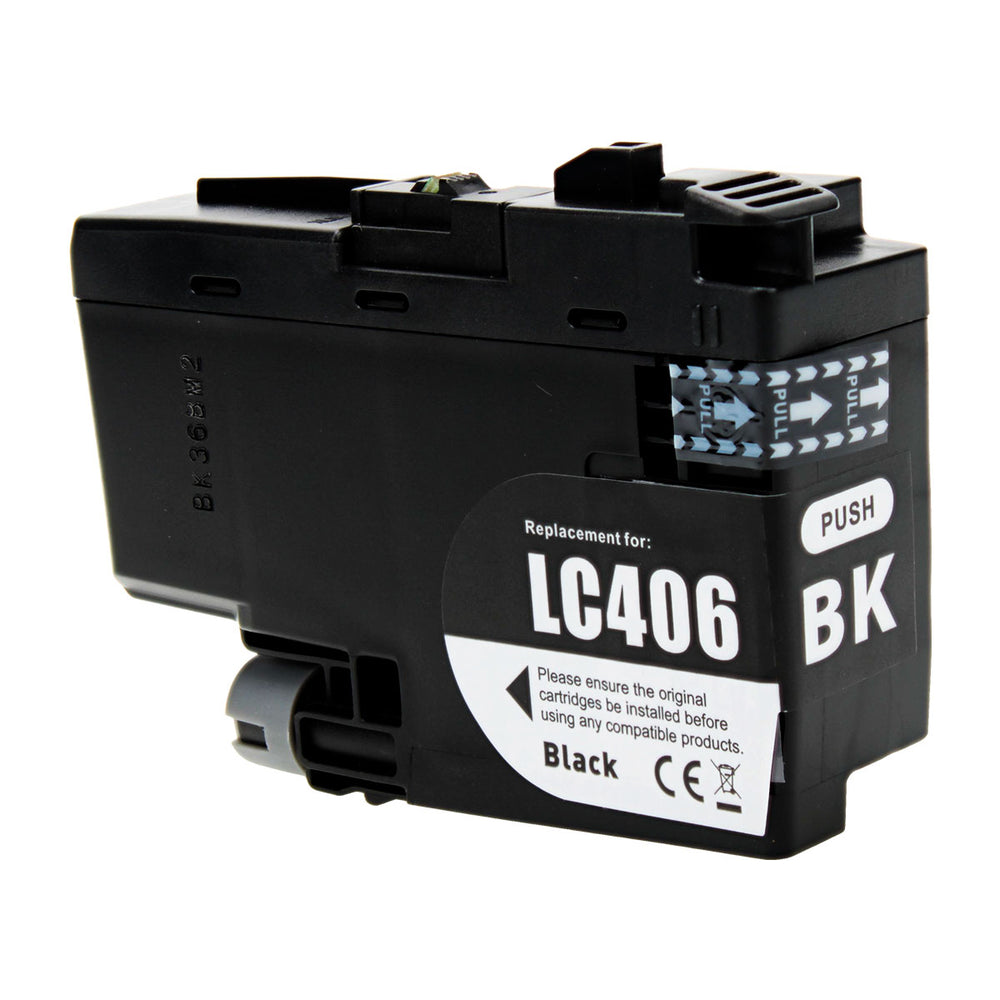 Compatible Black Ink Cartridge for Brother MFC-J4335 / MFC-J4345 + More (LC406BK)