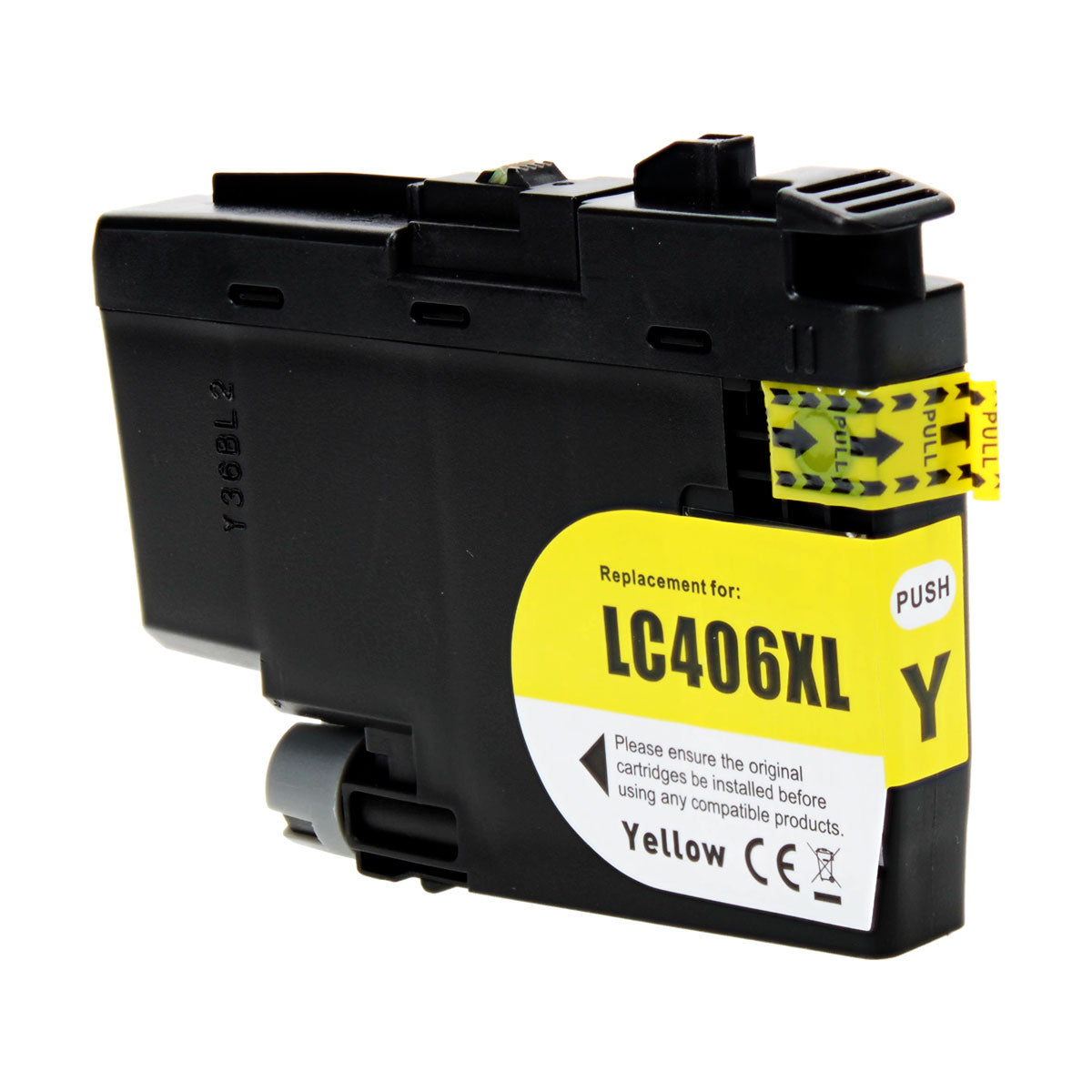 Compatible Yellow Ink Cartridge for Brother MFC-J4335 / MFC-J4345 + More (LC406XLY)