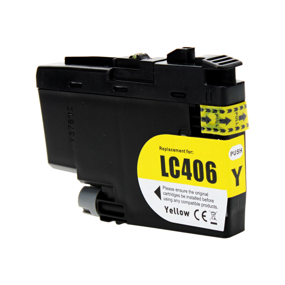 Compatible Yellow Ink Cartridge for Brother MFC-J4335 / MFC-J4345 + More (LC406Y)