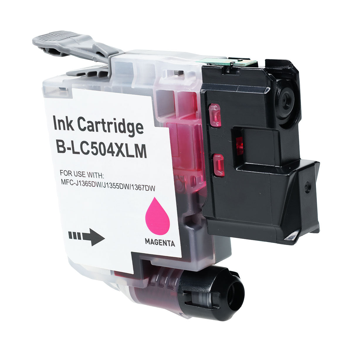 Compatible Magenta Ink Cartridge for Brother MFC-J1355DW / MFC-J1365DW + More (LC504XLM / LC504XL)