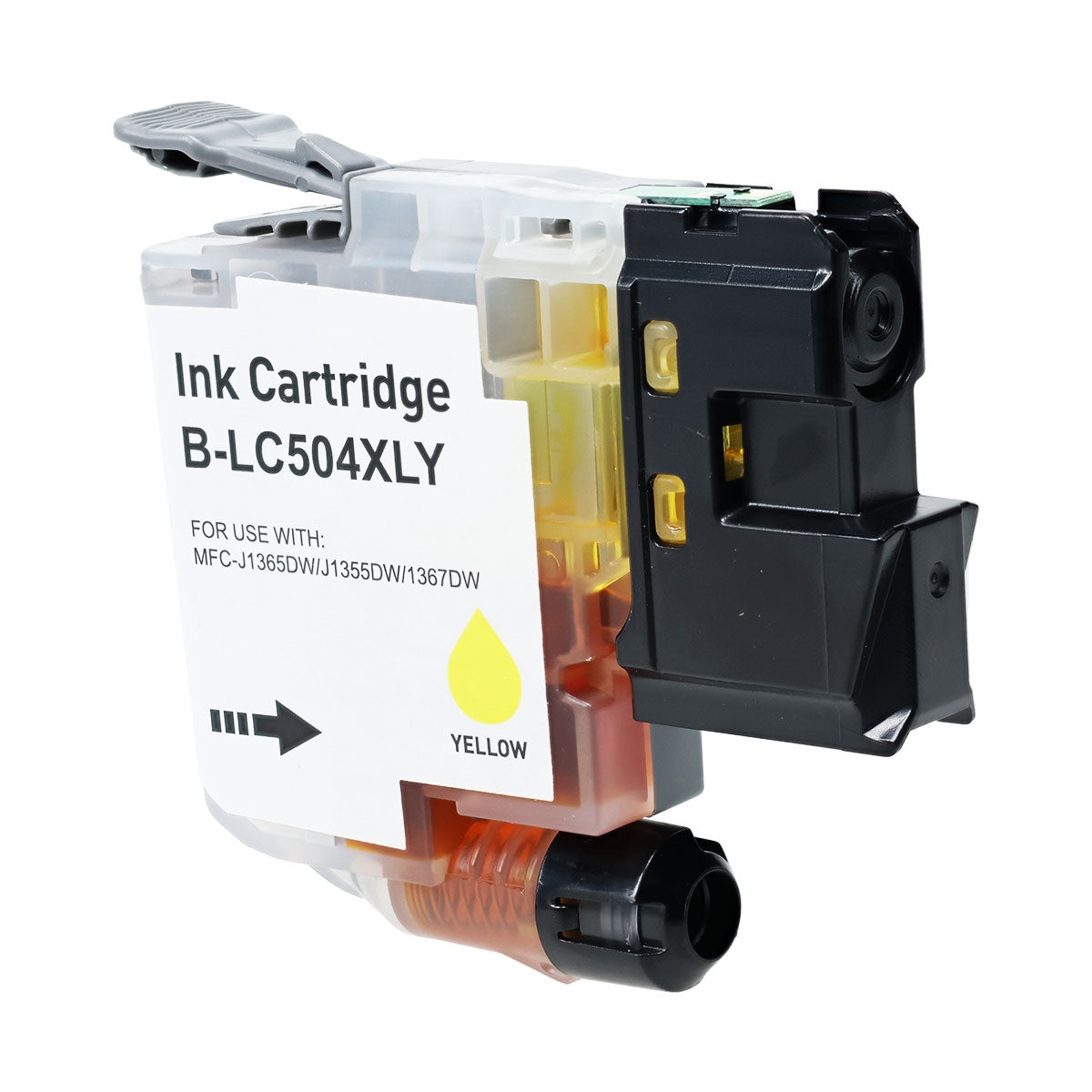 Compatible Yellow Ink Cartridge for Brother MFC-J1355DW / MFC-J1365DW + More (LC504XLY / LC504XL)