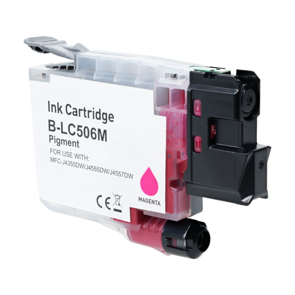 Compatible Magenta Ink Cartridge for Brother MFC-4557DW / MFC-J4355DW + More (LC506M / LC506)
