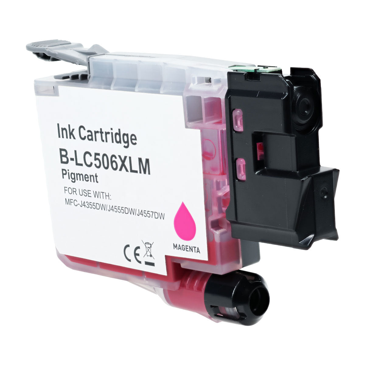 Compatible Magenta Ink Cartridge for Brother MFC-J4355DW / MFC-J4555DW + More (LC506XLM)