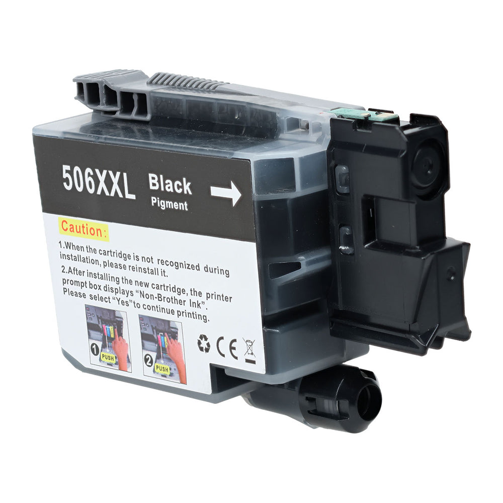 Compatible Black Ink Cartridge for Brother MFC-4557DW / MFC-J4355DW + More (LC506XXL / LC506XXLBK)