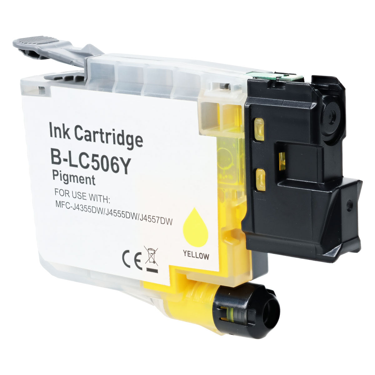 Compatible Yellow Ink Cartridge for Brother MFC-4557DW / MFC-J4355DW + More (LC506Y / LC506)