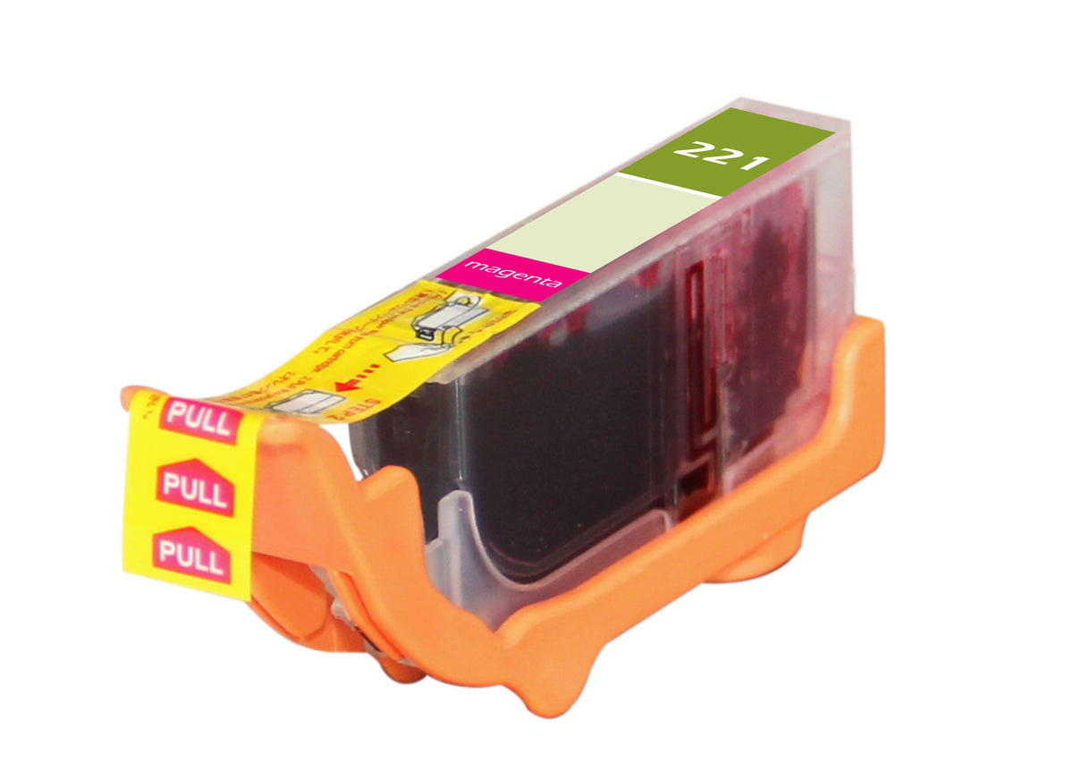 Compatible Magenta Ink Cartridge for Canon PIXMA IP3600 / PIXMA IP4600 + More (CLI-221M / 221)