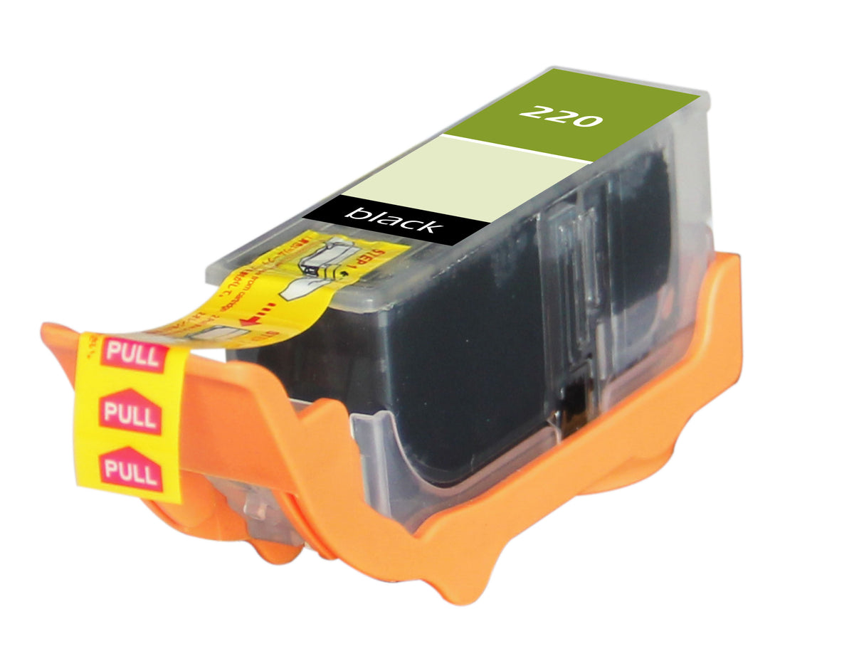 Compatible Black Ink Cartridge for Canon PIXMA IP3600 / PIXMA IP4600 + More (PGI-220BK / 220)