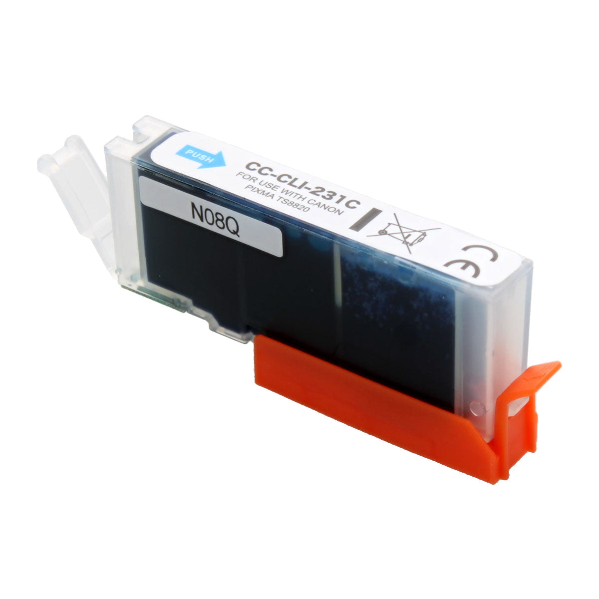 Compatible Cyan Ink Cartridge for Canon PIXMA TS8820 8.5 ML (6675C001 / CLI-231C)
