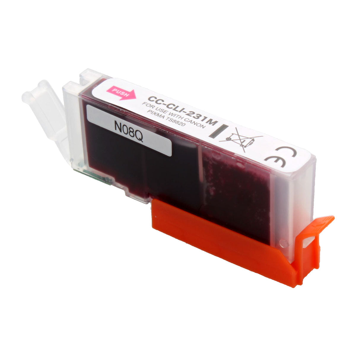 Compatible Magenta Ink Cartridge for Canon PIXMA TS8820 8.5 ML (6676C001 / CLI-231M)