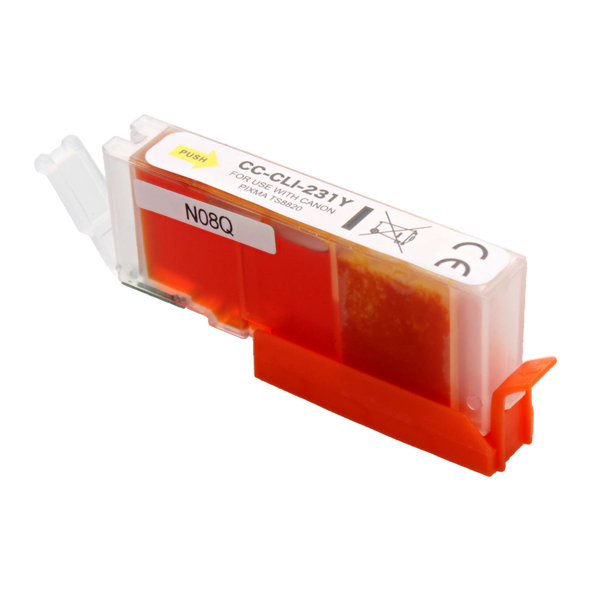 Compatible Yellow Ink Cartridge for Canon PIXMA TS8820 8.5 ML (6677C001 / CLI-231Y)
