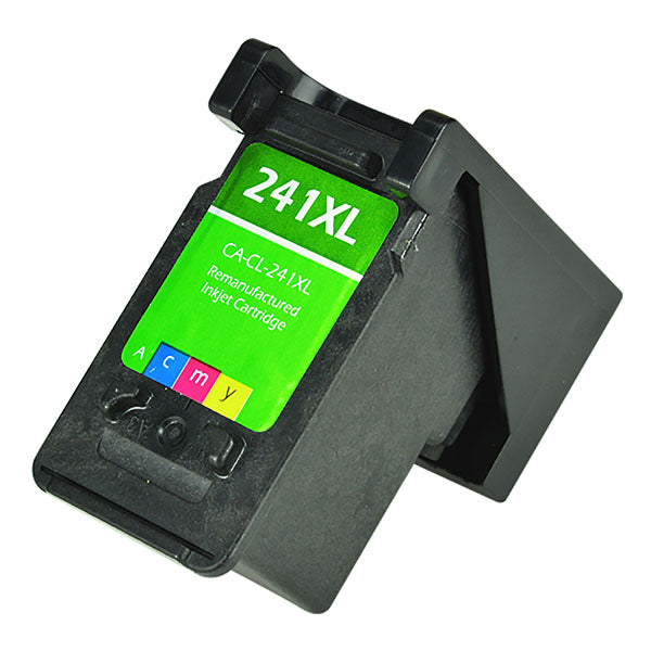 Remanufactured Tri-Color Ink Cartridge for Canon PIXMA MG2120 / PIXMA MG2140 + More (CL-241XL / 241XL)