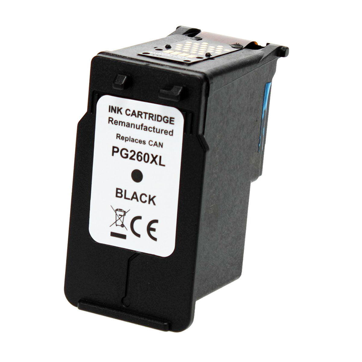 Remanufactured Black Ink Cartridge for Canon PIXMA TR7020 / PIXMA TS5320 + More (3706C001 / PG-260XL)