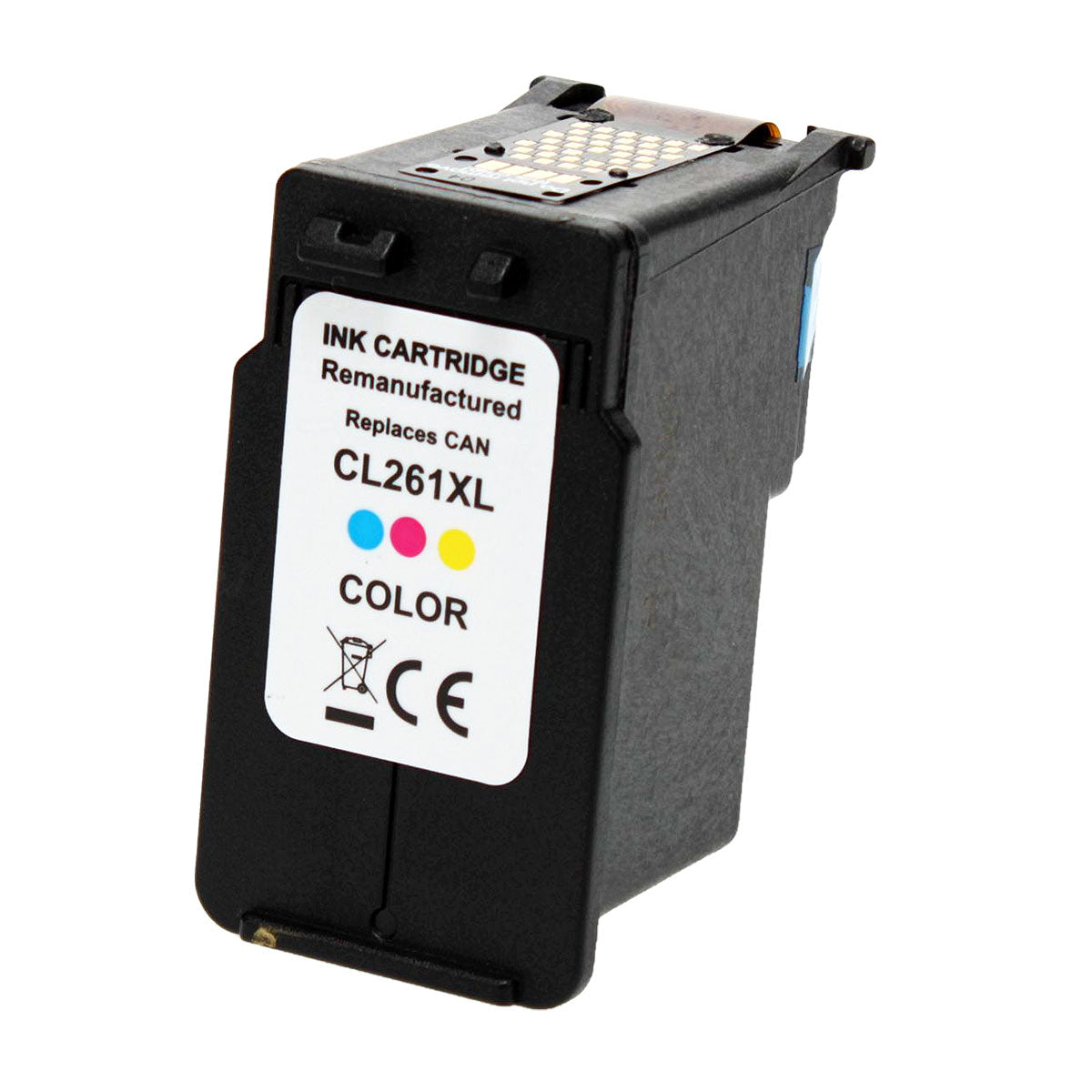 Remanufactured Tri-Color Ink Cartridge for Canon PIXMA TR7020 / PIXMA TS5320 + More (3724C001 / CL-261XL)