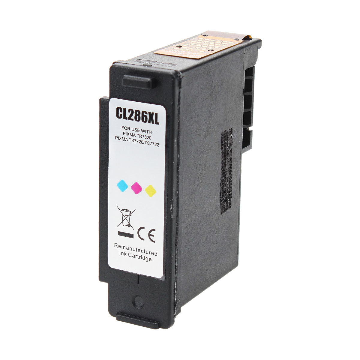 Remanufactured Tri-Color Ink Cartridge for Canon PIXMA TR7820 / PIXMA TS7120 + More (6216C001 / CL-286XL)