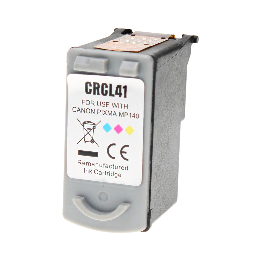 Remanufactured Tri-Color Ink Cartridge for Canon FAX JX200 / IP1300 + More (0617B002 / 0618B002)