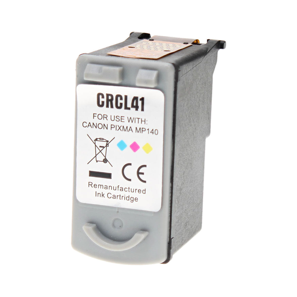 Remanufactured Tri-Color Ink Cartridge for Canon FAX JX200 / IP1300 + More (0617B002 / 0618B002)