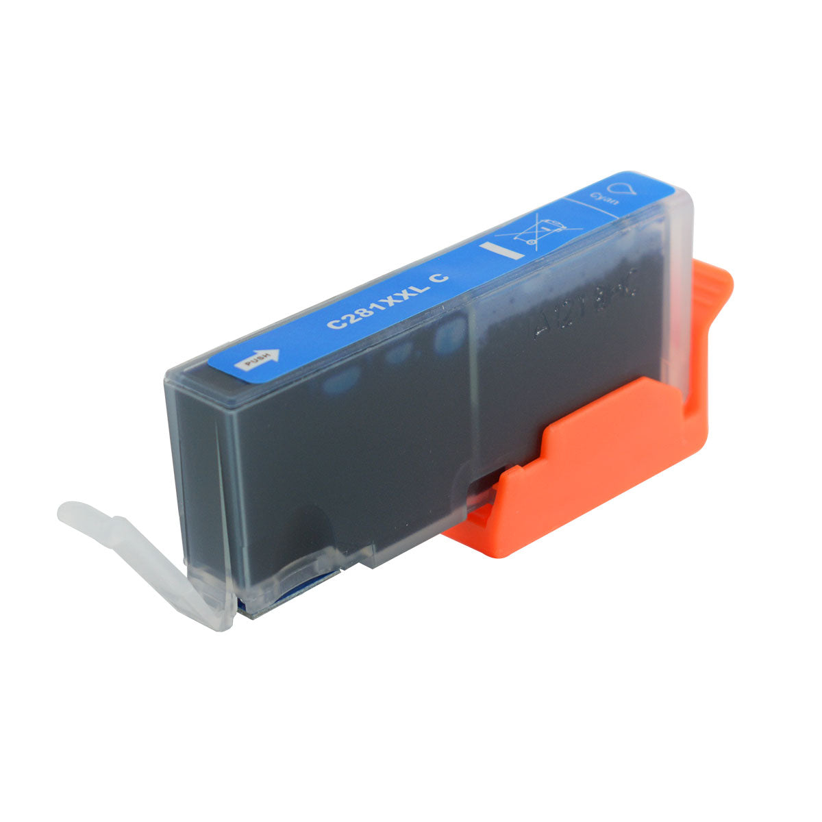 Remanufactured Cyan Ink Cartridge for Canon PIXMA TR7520 / PIXMA TR8620 + More 11.7ML (1980C001 / CLI-281XXL)