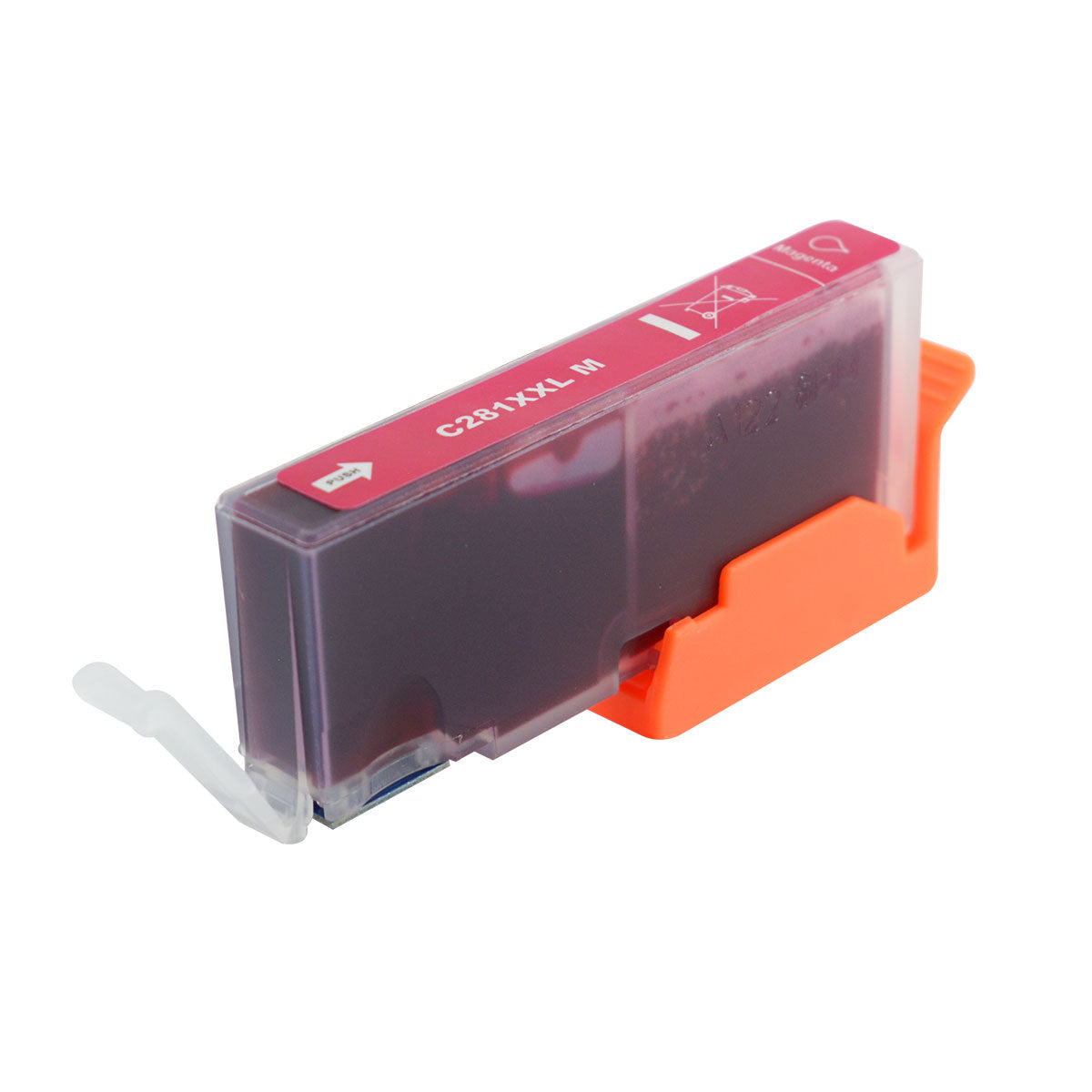 Remanufactured Magenta Ink Cartridge for Canon PIXMA TR7520 / PIXMA TR8520 + More 11.7ml (1981C001 / CLI-281XXL)