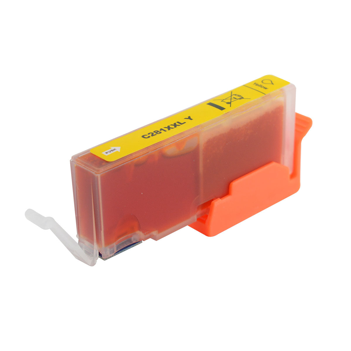 Remanufactured Yellow Ink Cartridge for Canon PIXMA TR7520 / PIXMA TR8520 + More 11.7ml (1982C001 / CLI-281XXL)