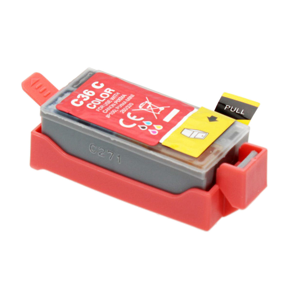 Compatible Tri-Color Ink Cartridge for Canon PIXMA IP100 / PIXMA IP110 + More (1511B002 / CLI-36)