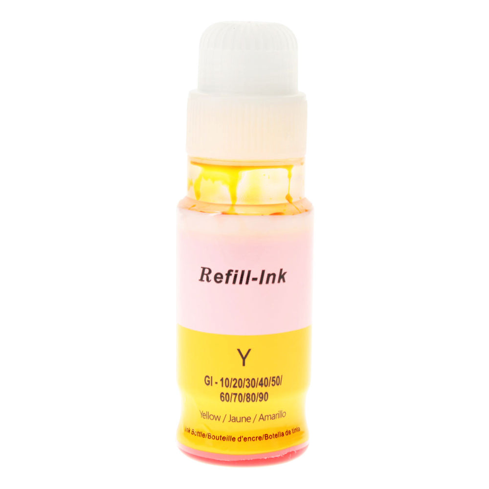 Compatible Yellow Ink Cartridge for Canon PIXMA G1220 / PIXMA G1230 + More 70ml (3396C001 / 4539C001)