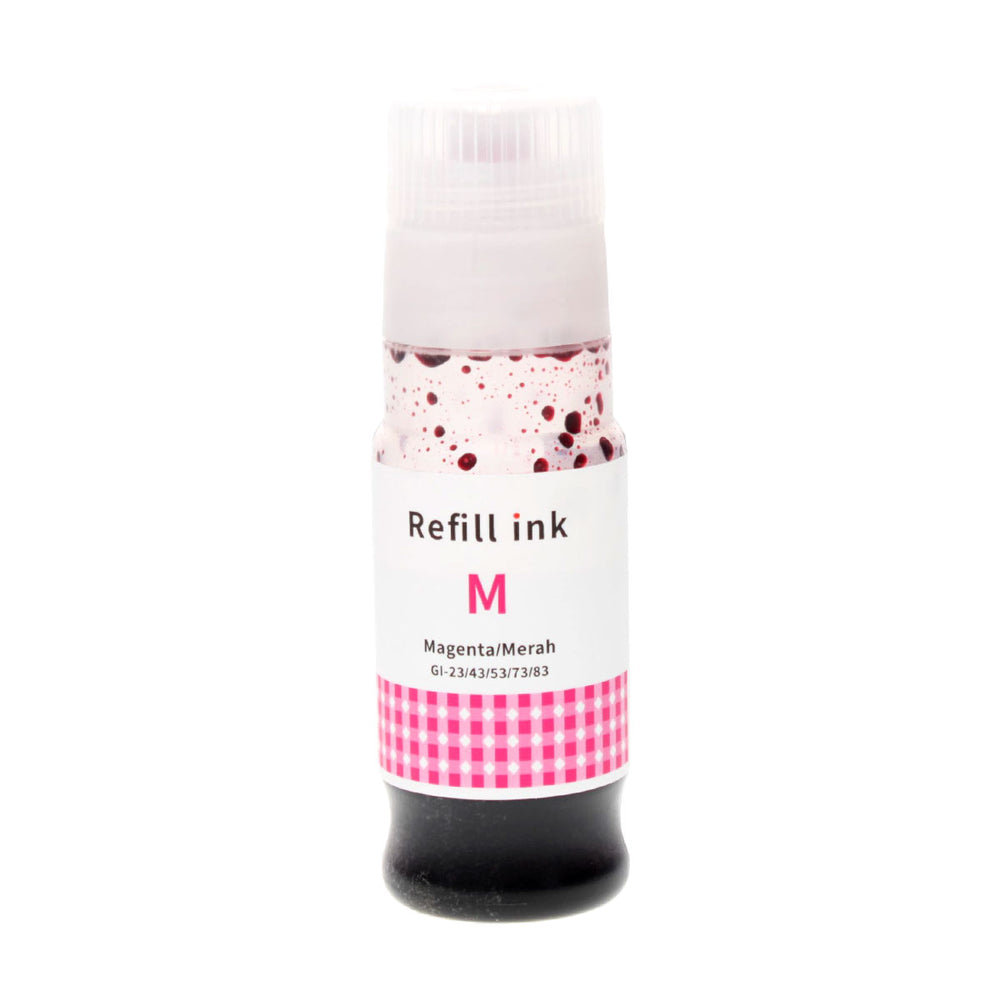 Compatible Magenta Ink Bottle for Canon PIXMA G520 / PIXMA G540 + More 70 ML (4678C001 / GI-23M)