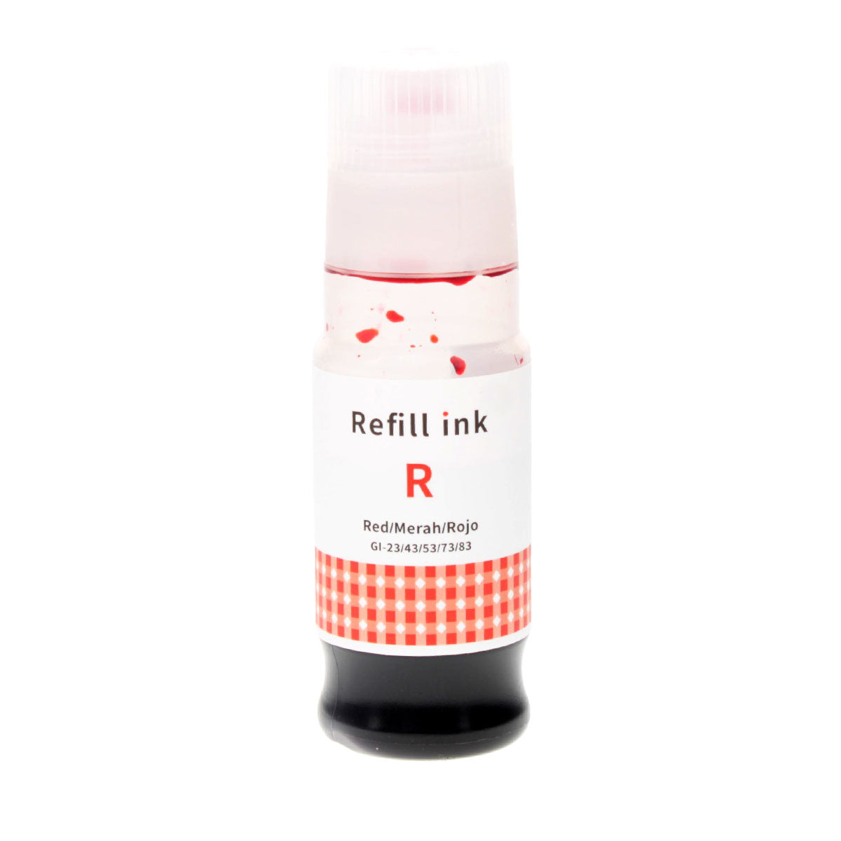 Compatible Red Ink Bottle for Canon PIXMA G520 / PIXMA G540 + More 70 ML (4714C001 / GI-23R)