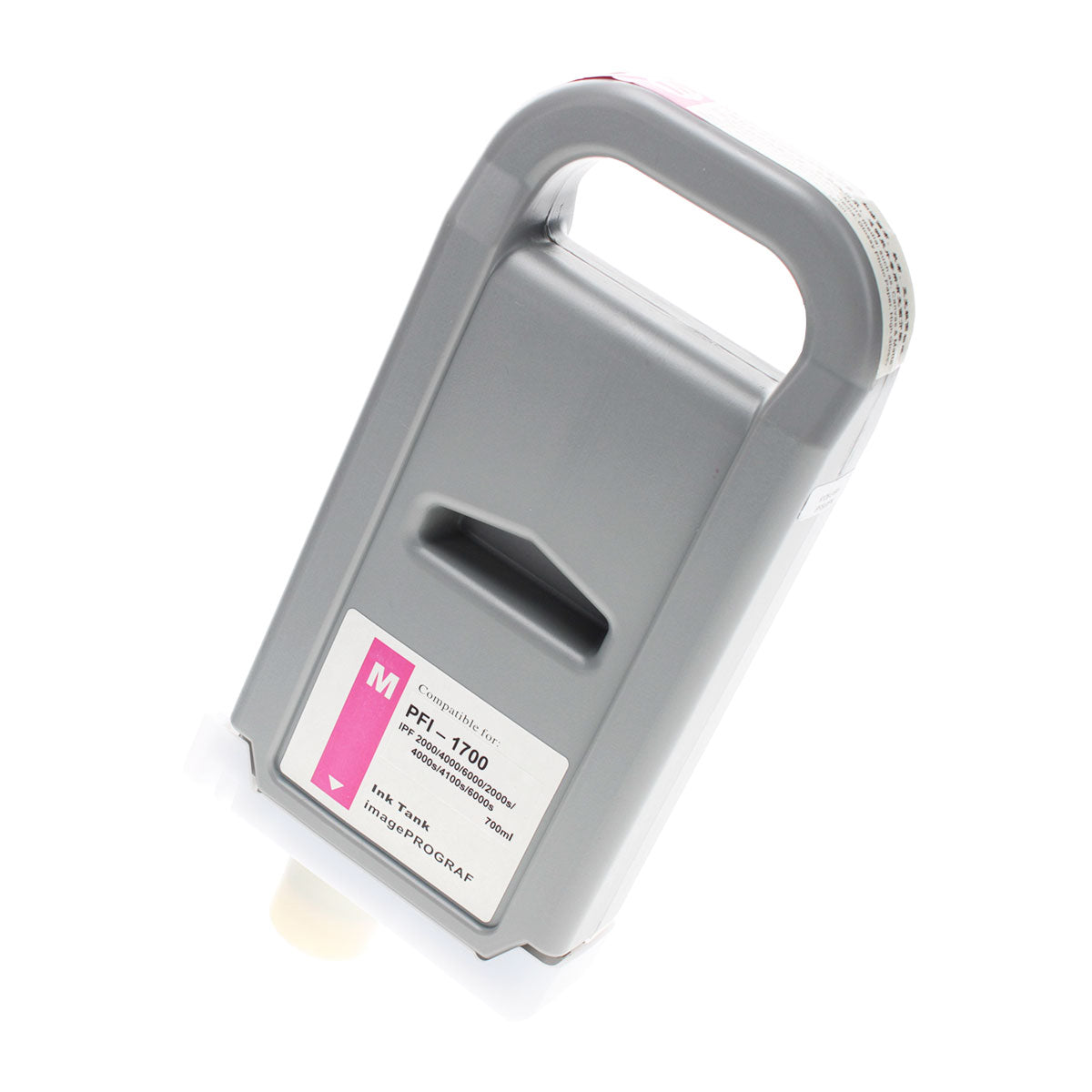 Remanufactured Magenta Ink Cartridge for Canon IMAGEPROGRAF PRO-2000 / IMAGEPROGRAF PRO-2100 + More 700ml (0777C001 / PFI-1700M)