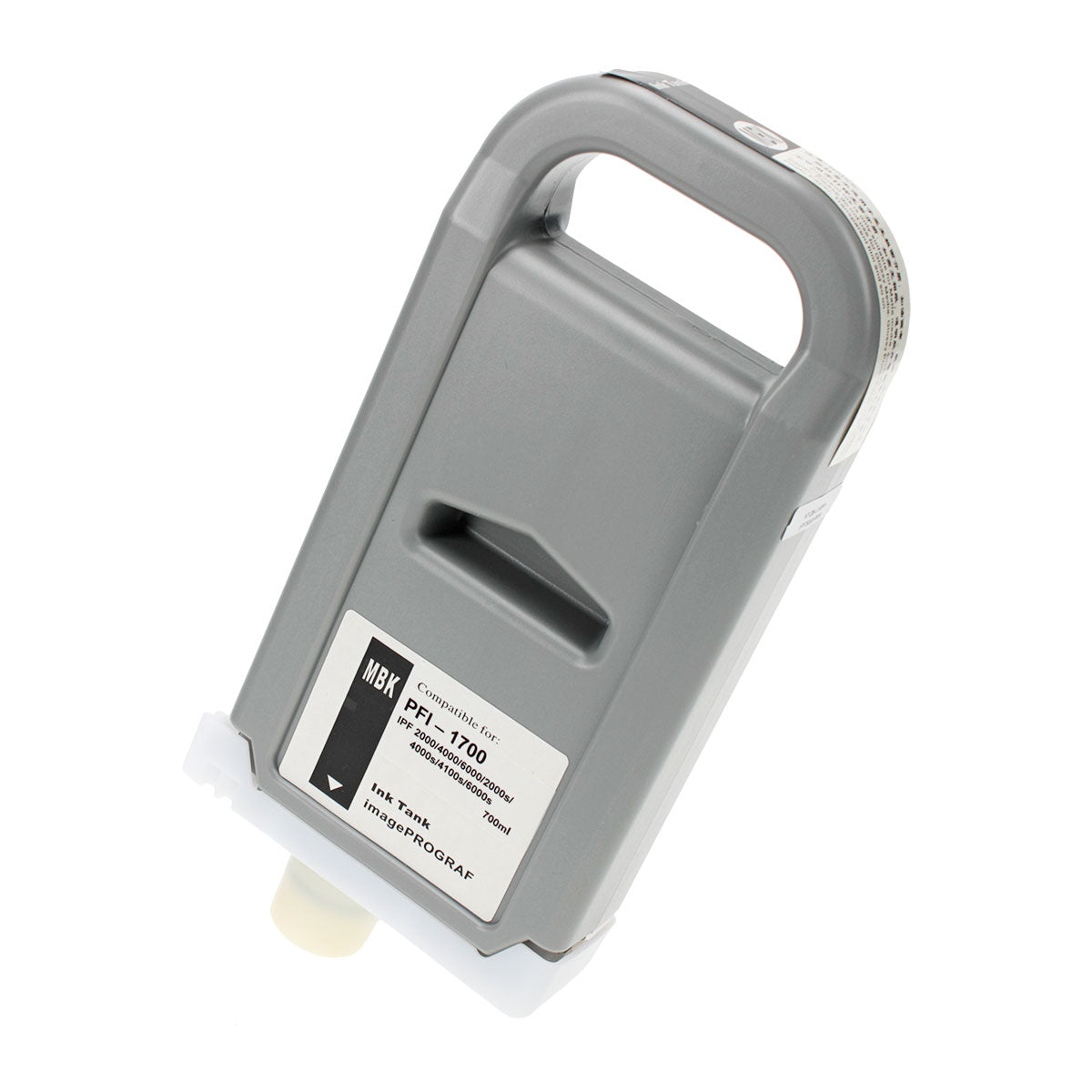 Remanufactured Matte Black Ink Cartridge for Canon IMAGEPROGRAF PRO-2000 / IMAGEPROGRAF PRO-2100 + More 700ml (0774C001 / PFI-1700MBK)