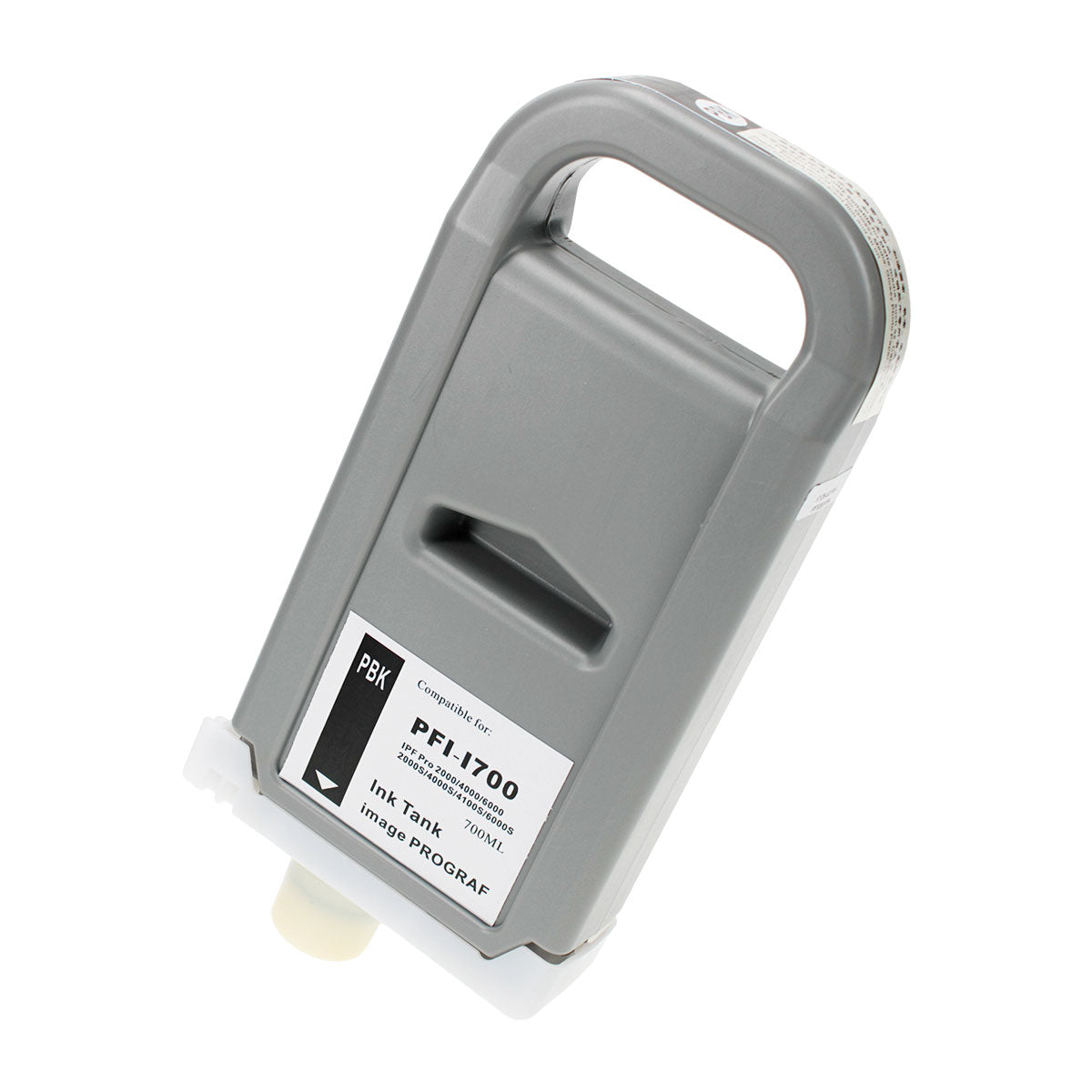 Remanufactured Photo Black Ink Cartridge for Canon IMAGEPROGRAF PRO-2000 / IMAGEPROGRAF PRO-4000 + More 700ml (0775C001 / PFI-1700PBK)