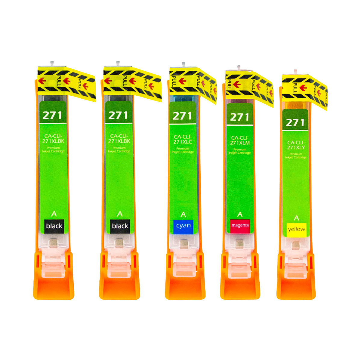 Remanufactured Multicolor Ink Cartridge for Canon PIXMA MG5720 / PIXMA MG5721 + More 5-Pack (PGI270XL/CLI-271XL 5-PK / CLI271XL)