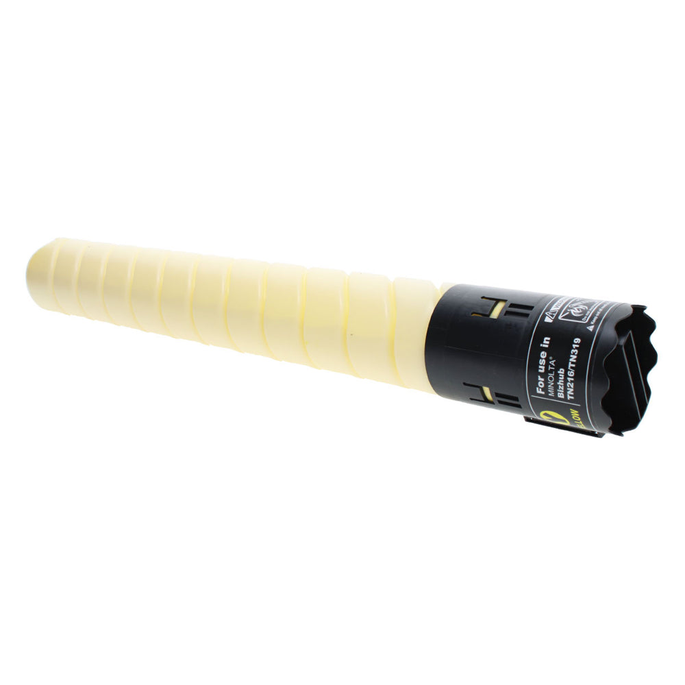 Compatible Yellow Toner Cartridge for Konica Minolta Bizhub C360 / Bizhub C220 + More 26K Yield TAA (A11G231 / TN216Y)
