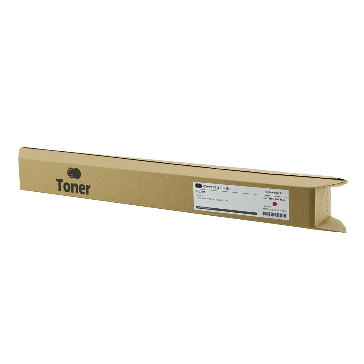 Compatible Magenta Toner Cartridge for Konica Minolta Bizhub C250i / Bizhub C251i + More 28K Yield (AAV8330 / TN-328M)