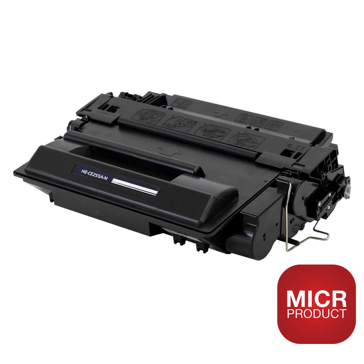 Compatible Black Toner Cartridge for HP LJ 500 MFP M525C / LJ 500 MFP M525DN + More 6K Yield MICR (CE255A / 55A)