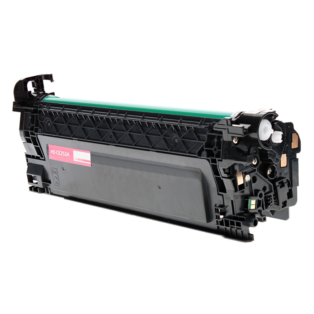 Compatible Magenta Toner Cartridge for HP LASERJET CM3530 MFP / LASERJET CM3530FS MFP + More 7K Yield (CE253A / 504A)