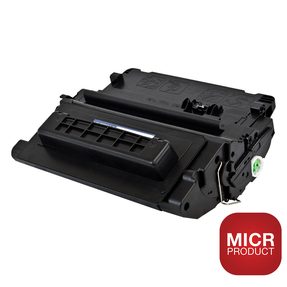 Compatible Black Toner Cartridge for HP LJ M4555F / LJ M4555FSKM + More 10K Yield MICR (CE390A / 90A)