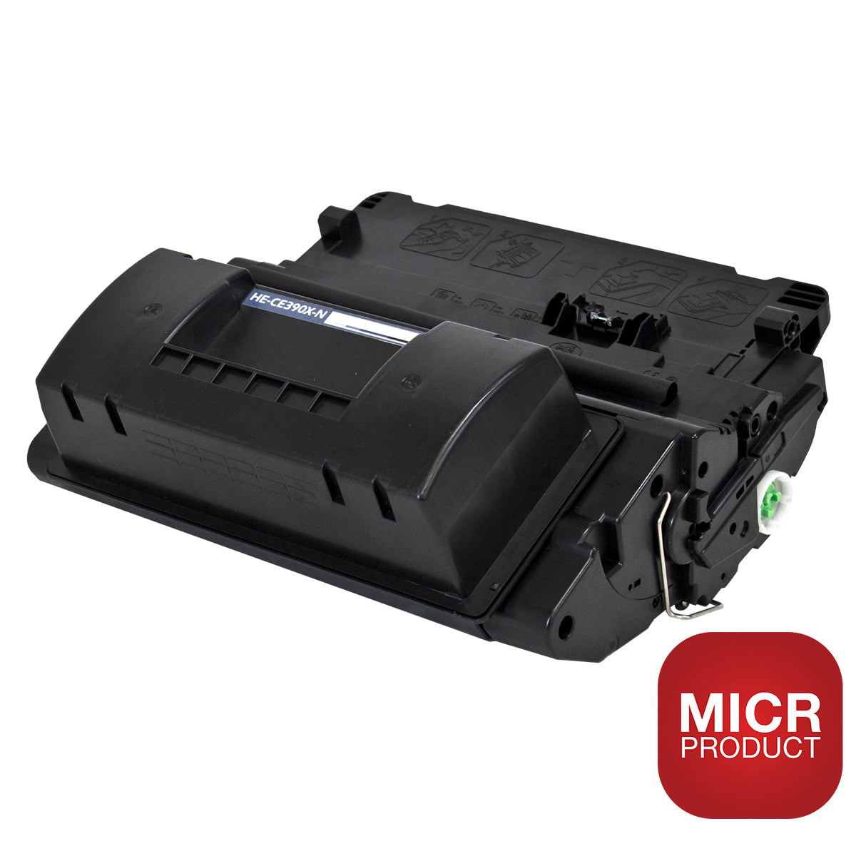 Compatible Black Toner Cartridge for HP LJ M4555F / LJ M4555FSKM + More 24K High Yield MICR (CE390X / 90X)