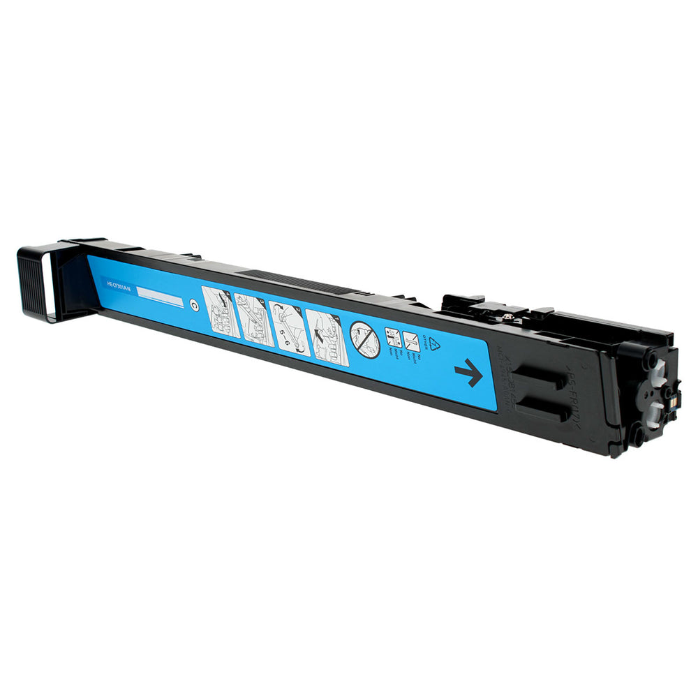 Remanufactured Cyan Toner Cartridge for HP LASERJET FLOW MFP M880 / LJ ENTERPRISE FLOW M880Z 32K Yield (CF301A / 827A)
